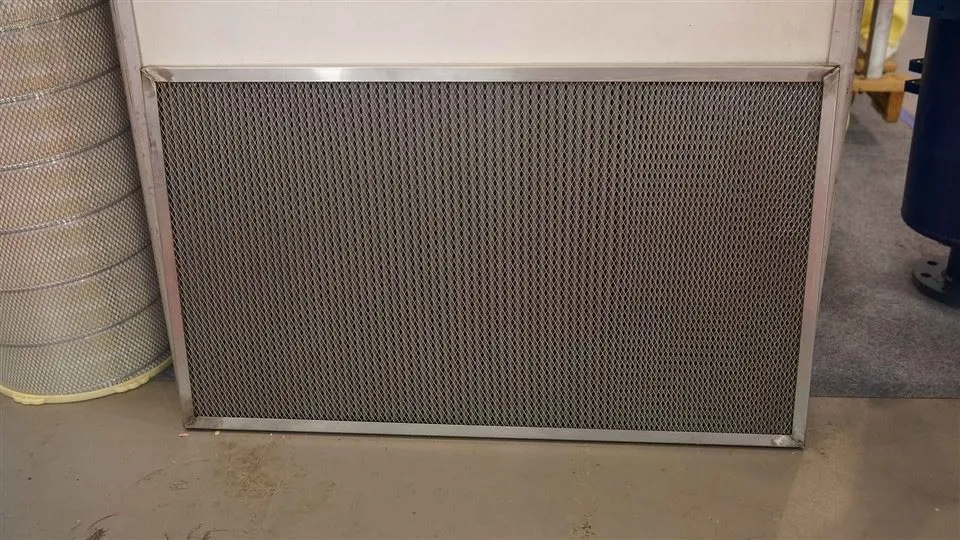 کوره قبل از فیلتر فولاد ضد زنگ قابل شستشو فیلتر مش آلومینیوم آلومینیوم