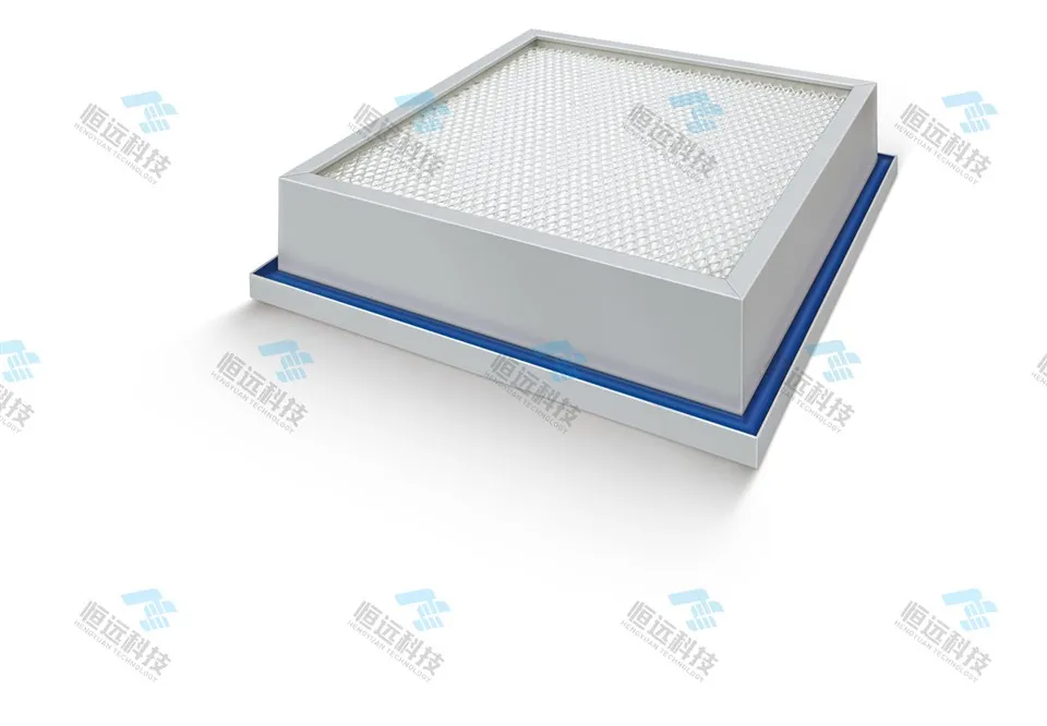 ژل فیلتر HEPA بدون نشتی قاب آلومینیومی با کارایی بالا Cleanroom تعویض ماژول HEPA فیلتر مزرعه جعبه جدید