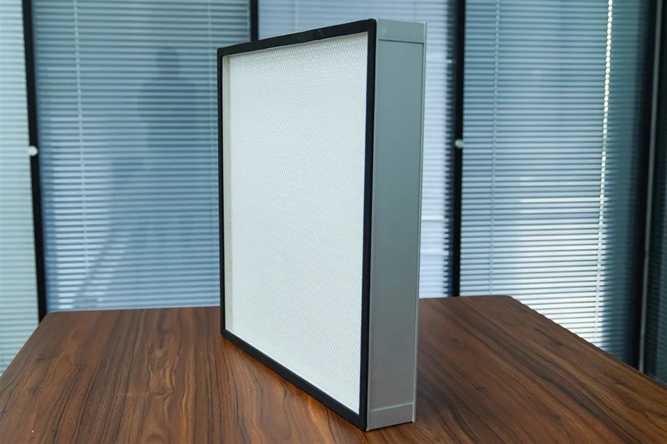 سازنده-مستقیم فیلتر هوا با راندمان بالا با محفظه توری فلزی مقاوم در برابر حرارت H14 فیلتر با راندمان بالا FFU غیر پارتیشن